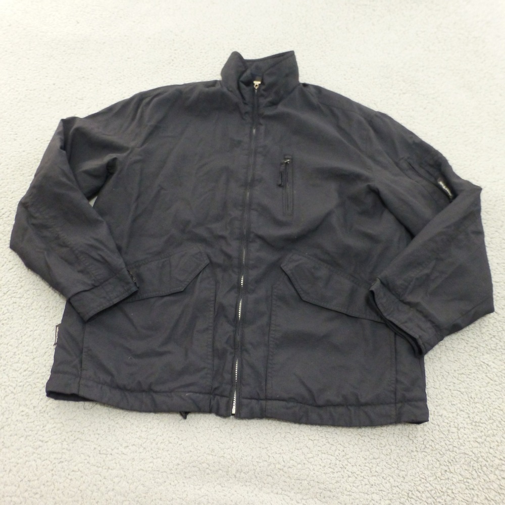 Levi's SilverTab Jacket Mens Size Large Black Utility Bomber Quilted Lining